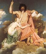 Thetis bonfaller Zeus Jean-Auguste Dominique Ingres